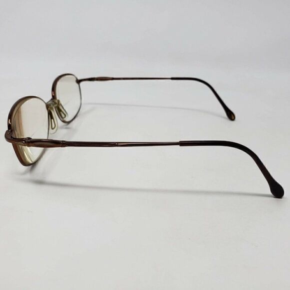 SAFILO ELASTA COPPER OVAL EYEGLASSES 54 16 135 - Picture 2 of 8